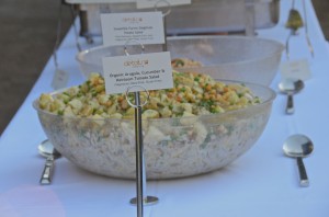 Sweetlife Farm Sieglind potato salad with fresh rosemary and garlic aioli