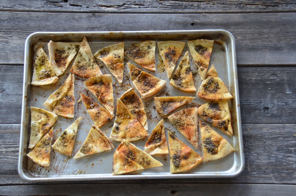 Za'atar pita triangles