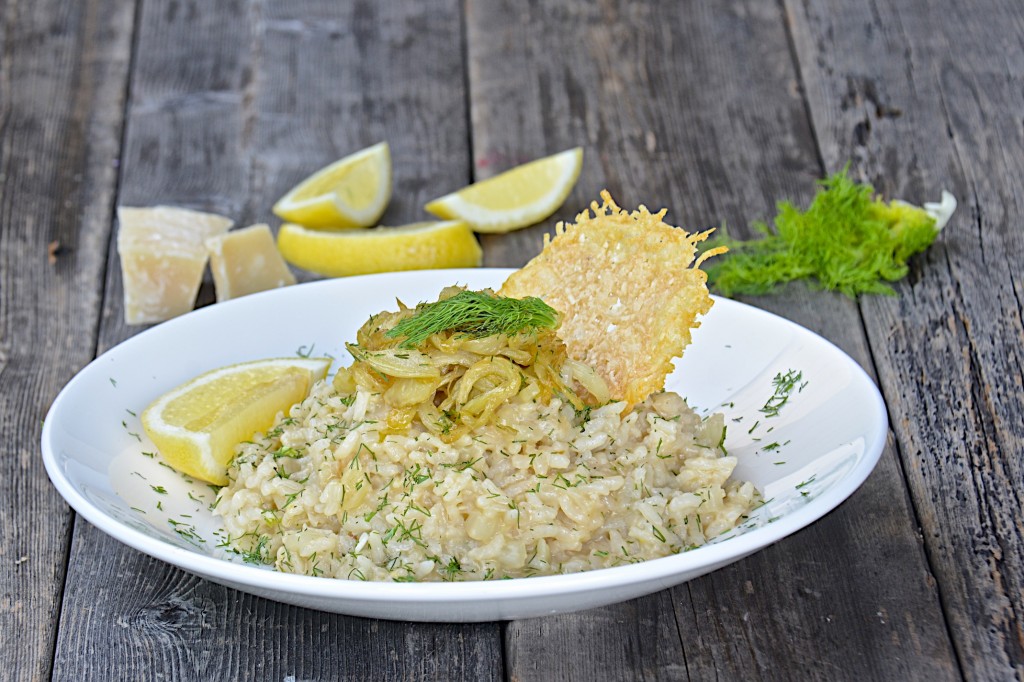 Fennel  and lemon risotto