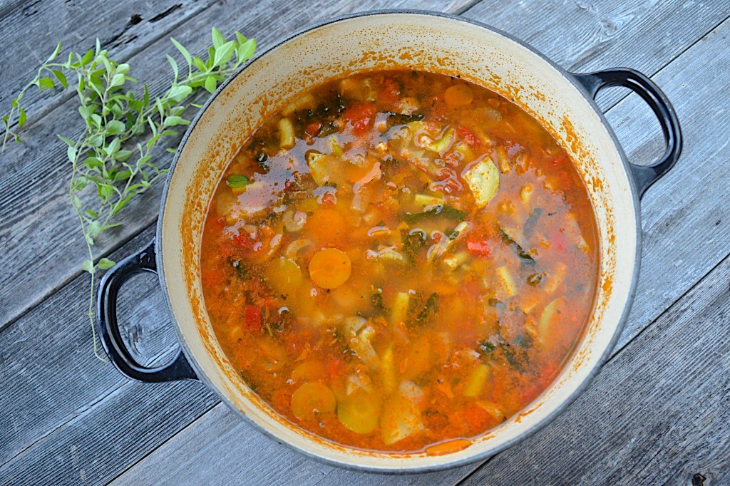 Autumn vegetable soup