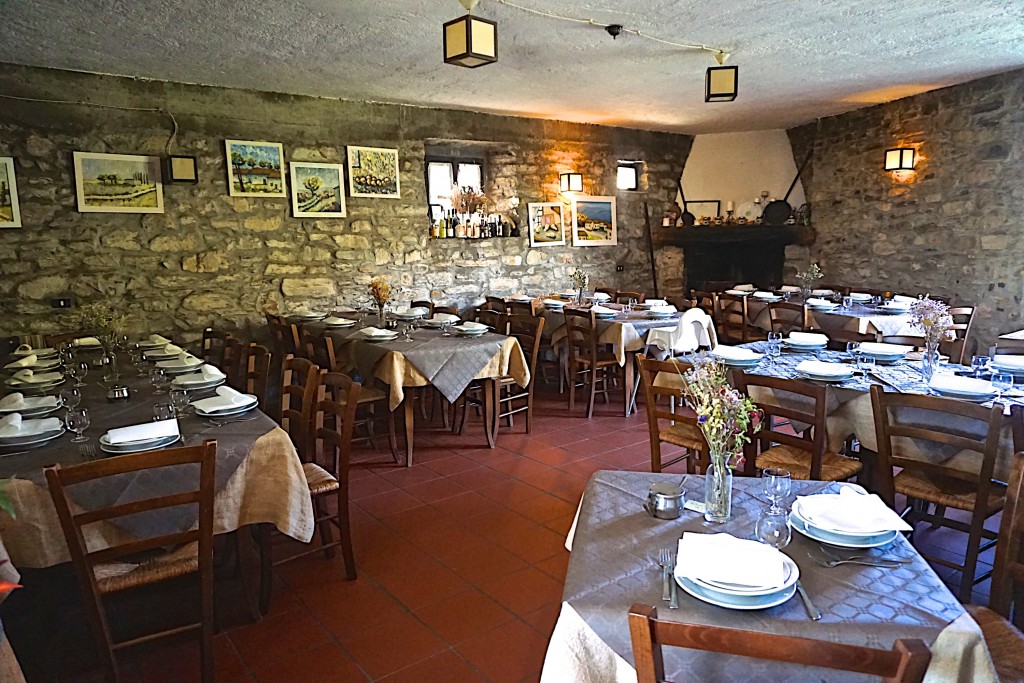 Restaurant at Montagne Verde agriturismo