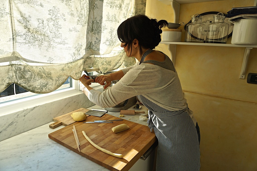 Elvira Zilli in her kitchen