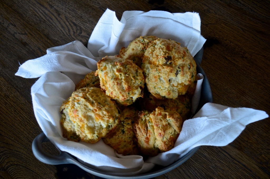Cheese and cranberry scones