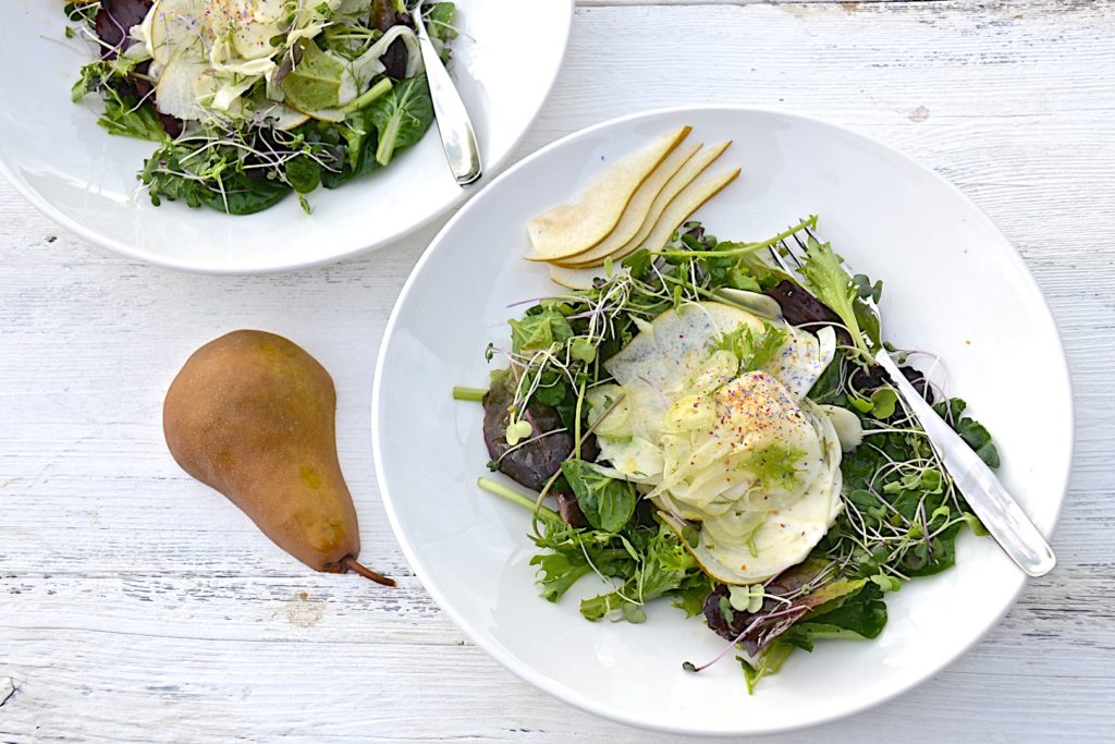 Fennel and pear salad