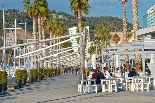 Malaga promenade