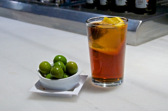 Vermouth and olives, Madrid