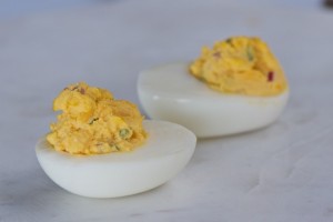Deviled (but nice) eggs
