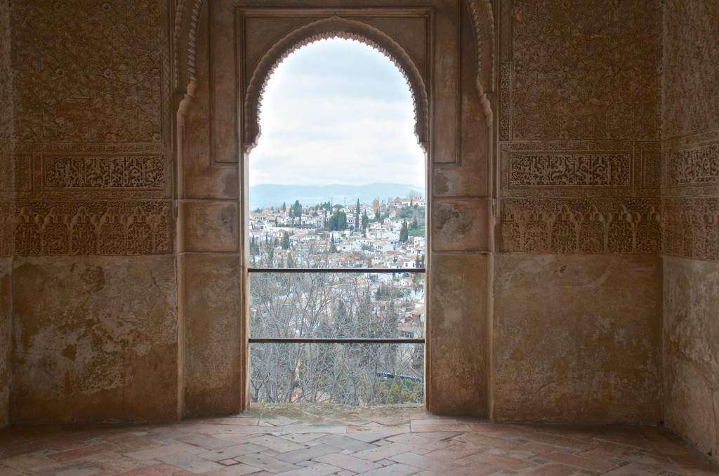 View from an alhambra window.