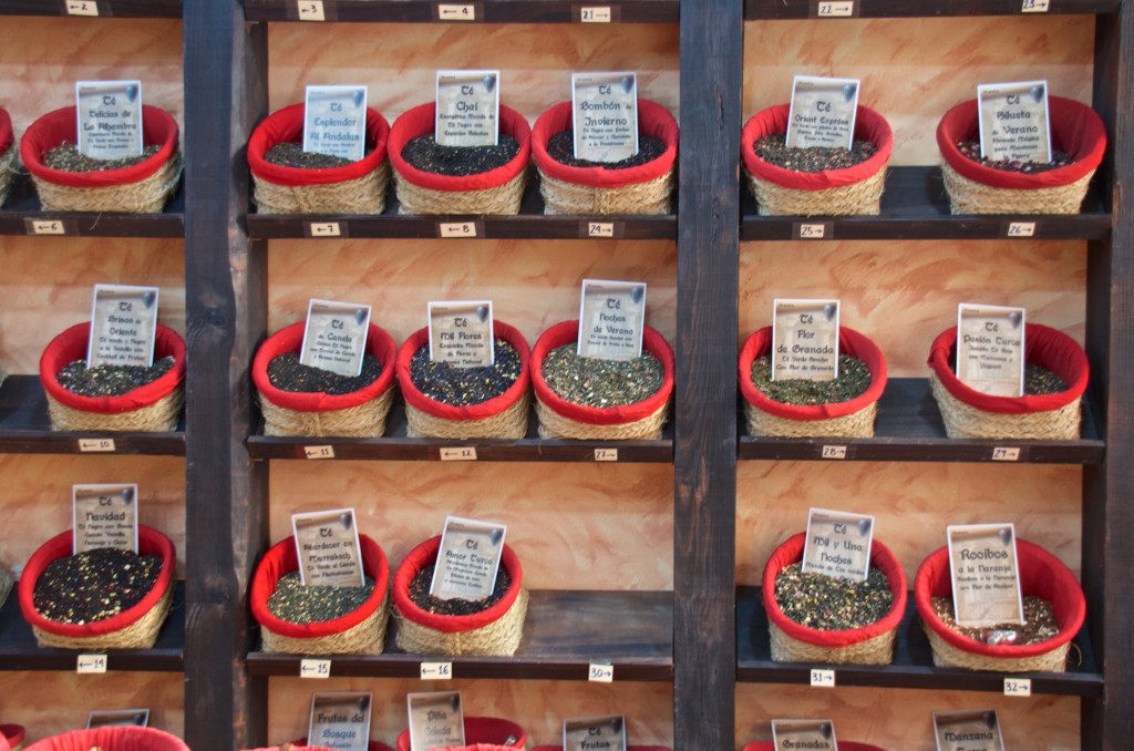 Herbs and teas merchant in Granada
