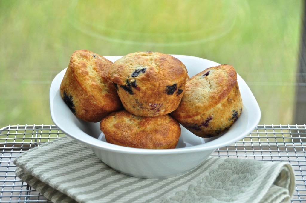 Blueberry buttermilk muffins