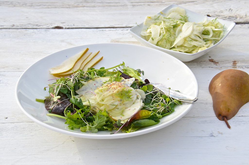 Fennel and pear salad