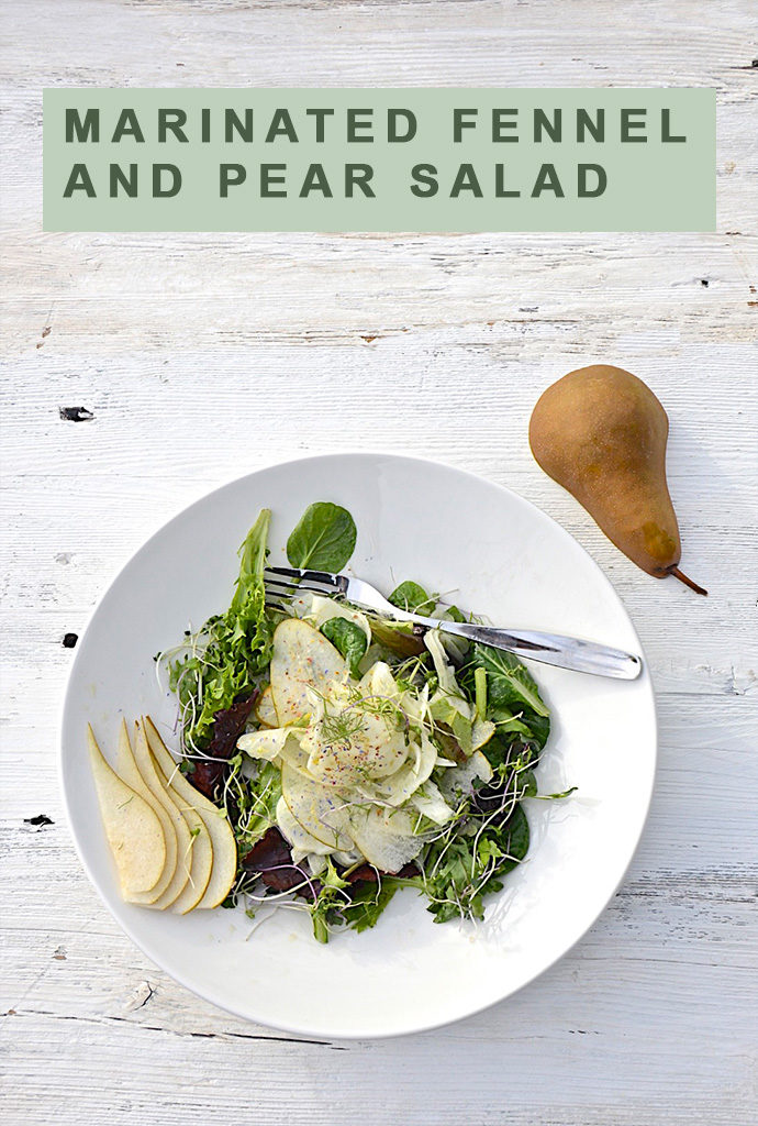 fennel and pear salad